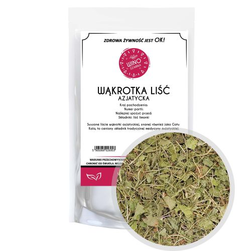 Wąkrotka Azjatycka Liść Suszony - 25g Centella asiatica Gotu kola