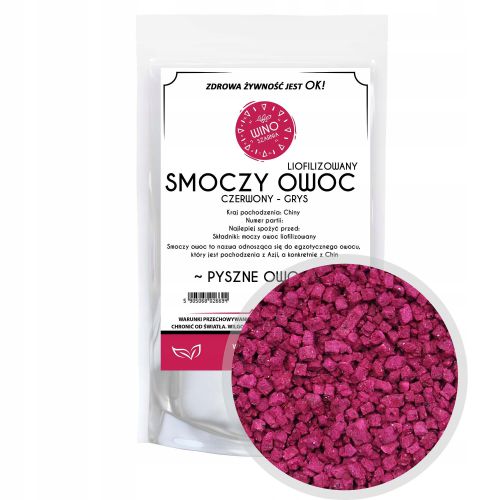 Smoczy Owoc grys liofilizowany Pitaja, Dragon Fruit - 100g