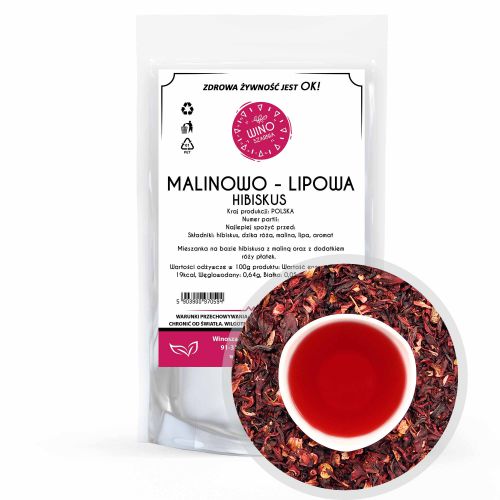 Herbata Hibiskus Malinowo Lipowy - 100g
