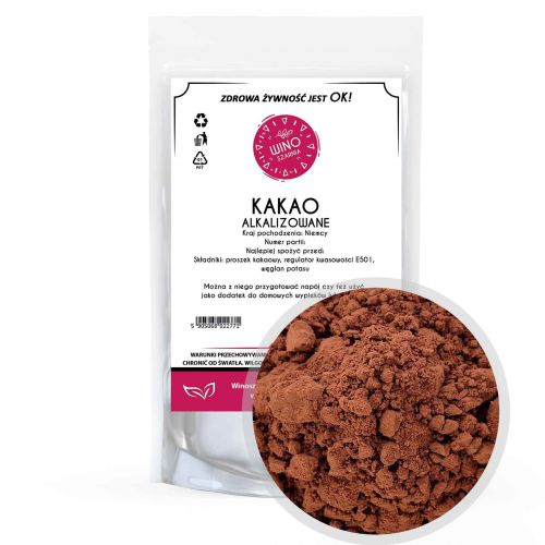 Kakao alkalizowane w proszku 10-12% - 1kg