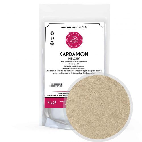 Kardamon Mielony 100g - Premium,Przyprawa, Aromatyczny