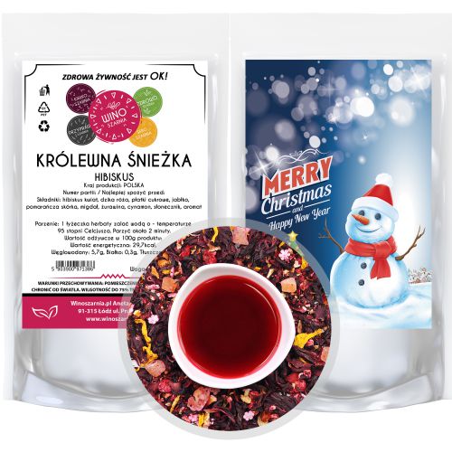 KRÓLEWNA ŚNIEŻKA Herbata Owocowa Świąteczna - 50g