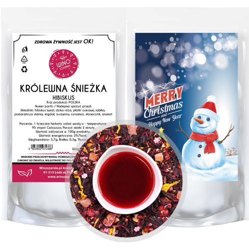 KRÓLEWNA ŚNIEŻKA Herbata Owocowa Świąteczna - 50g