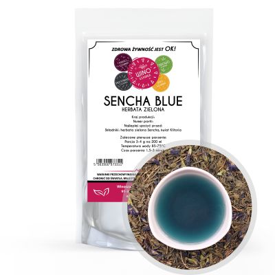 Herbata Zielona Sencha Blue Niebieska - 100g