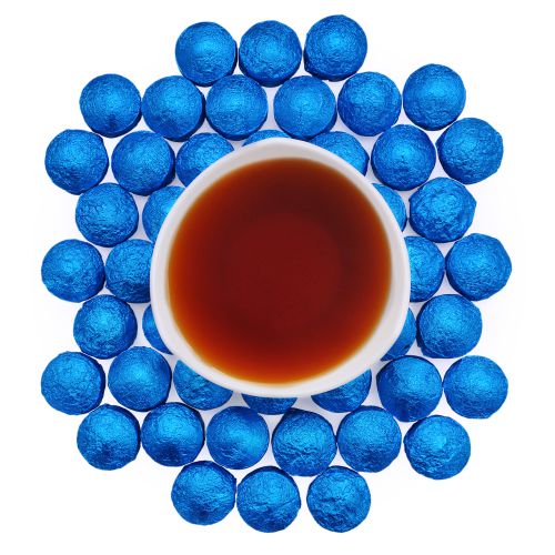 Herbata czarna prasowana TUOCHA Niebieska - 500g Liściasta Chińska