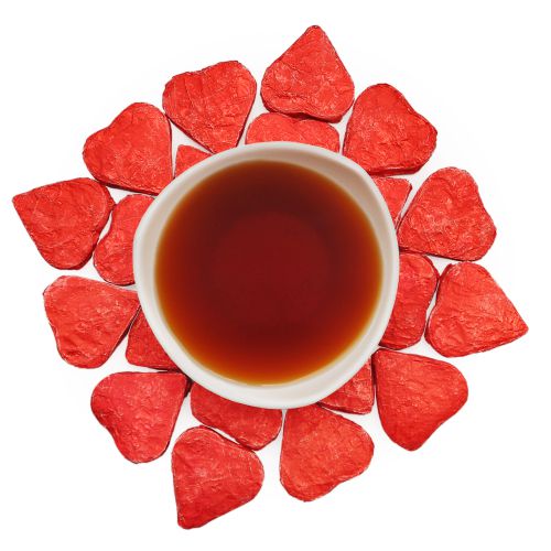 Herbata czerwona puerh prasowana TUOCHA Serca Czerwone - 500g